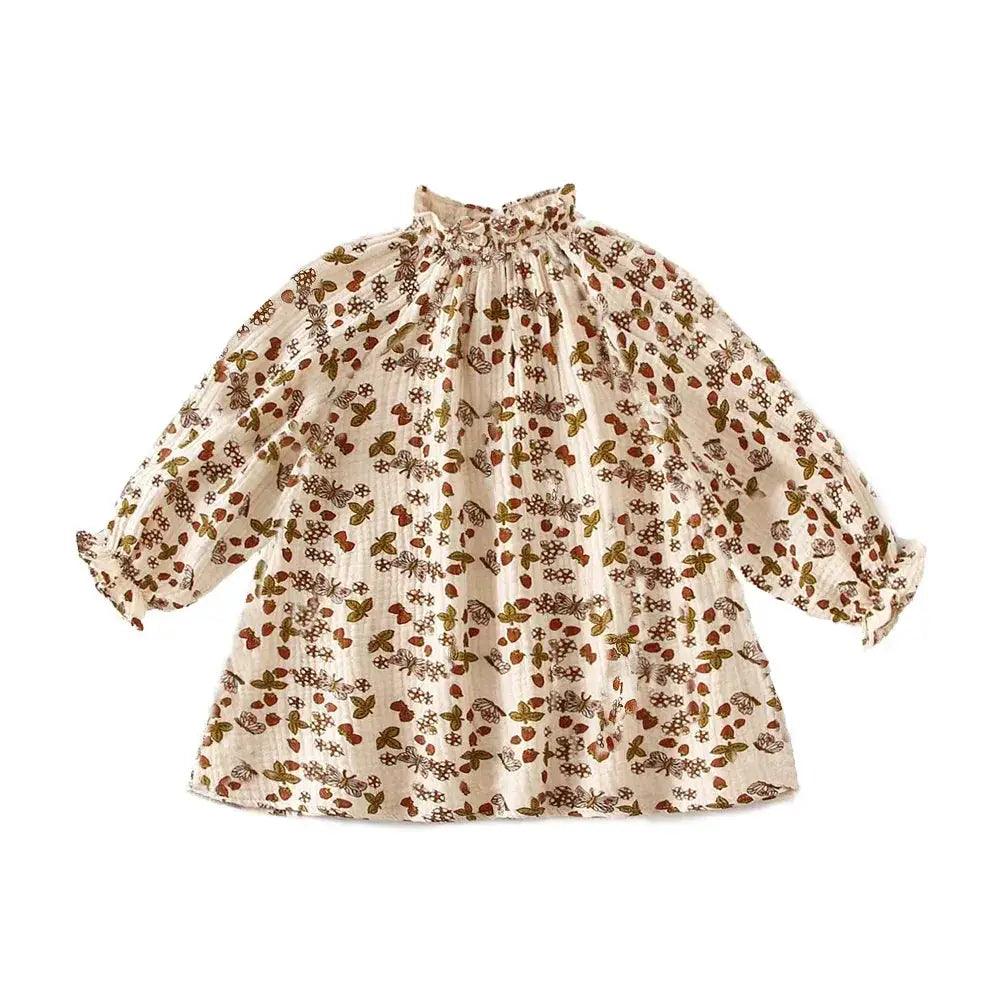  Soft Cotton Floral Baby Girl Dress Spring And Autumn -  ToylandEU™