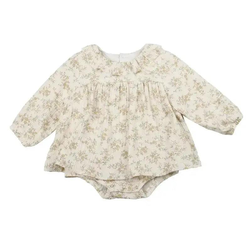  Soft Cotton Floral Baby Girl Dress Spring And Autumn -  ToylandEU™