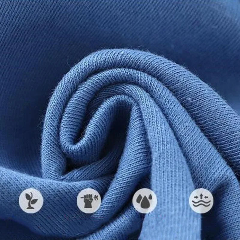 Soft Cotton Kids Pajama Set Cartoon Stripe Tee And Shorts Two Piece Unisex 0 To 6 Years - ToylandEU