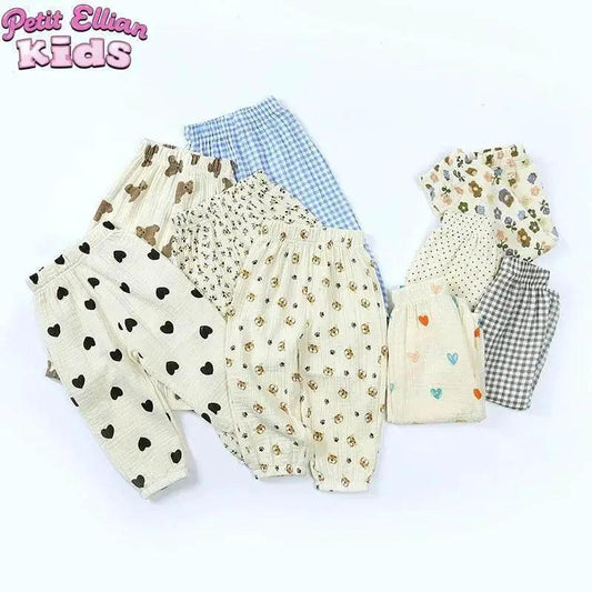  Soft Cotton Mosquito Proof Pants for Kids Aged 1 to 6 -  ToylandEU™
