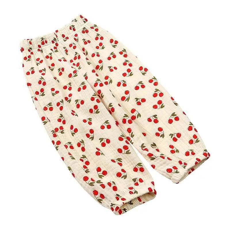 Soft Cotton Mosquito Proof Pants with Cute Prints for Kids Aged 1 to 6 Years - ToylandEU