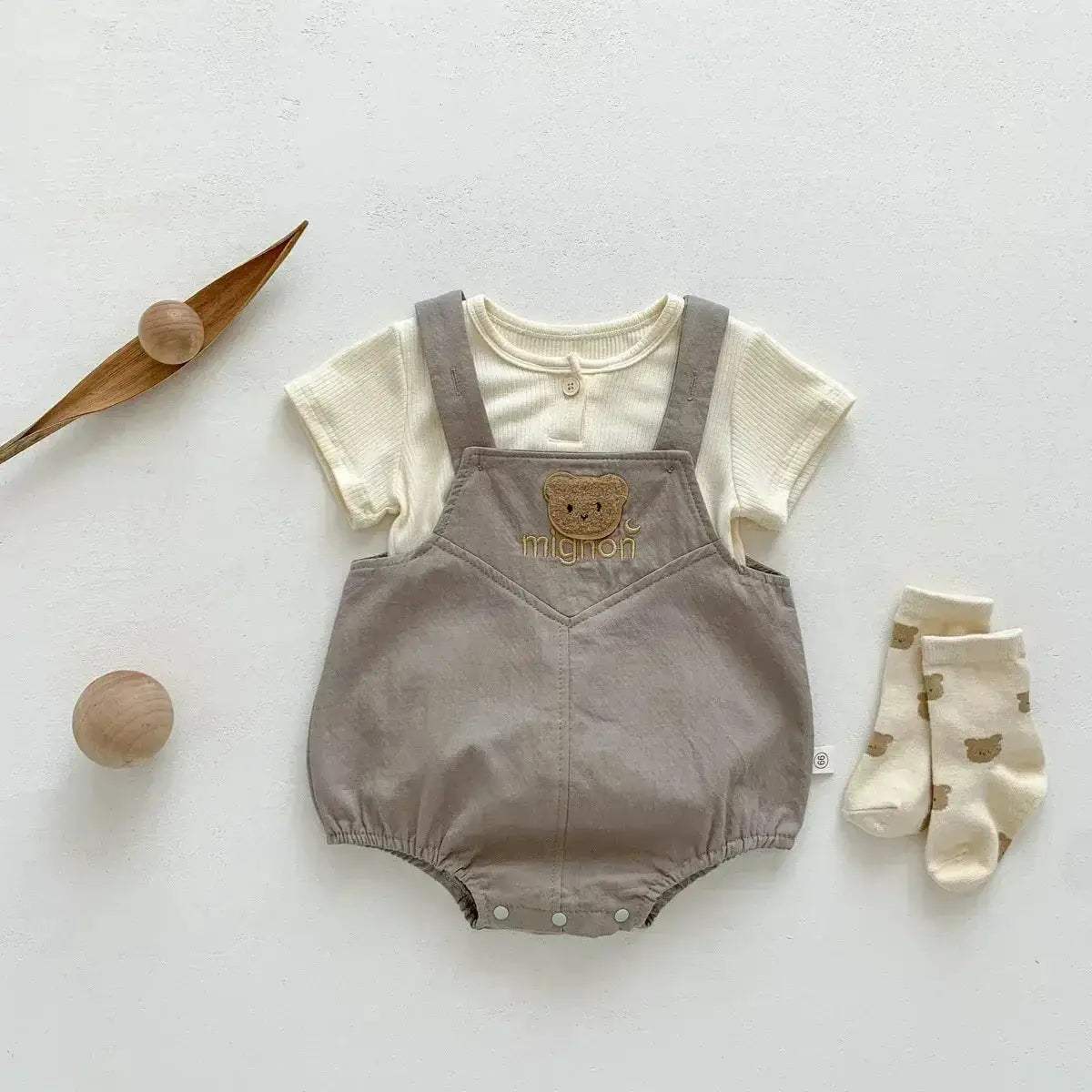 Soft Cotton Summer Newborn Unisex Bodysuits And Tops Set - ToylandEU