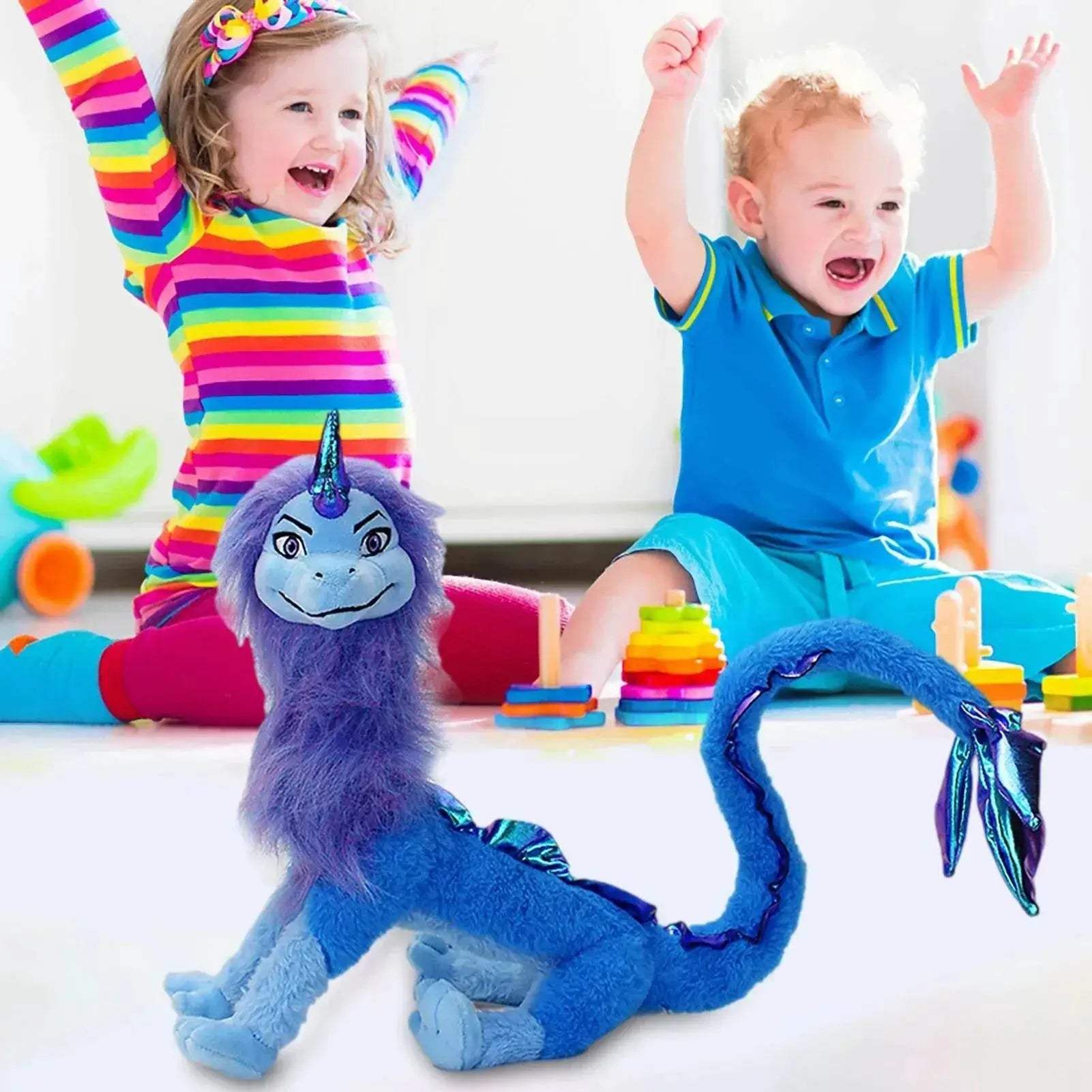  Cuddly Dragon Plush Toy Blue Sisu Toyland EU -  ToylandEU™