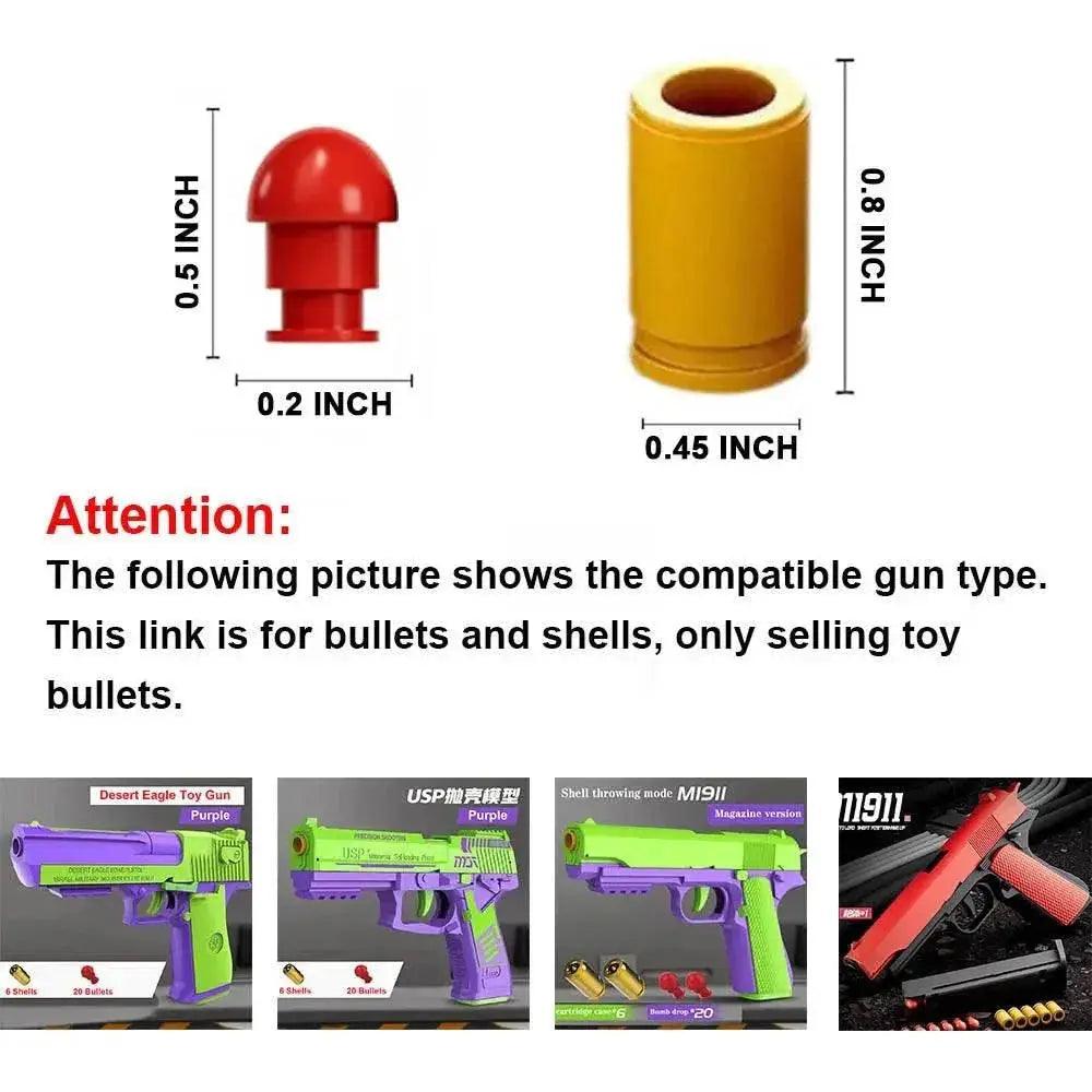  Soft EVA Foam Darts For M1911 Pistol Shooting Games -  ToylandEU™