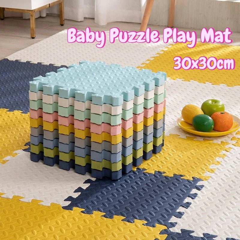 Soft EVA Foam Interlocking Puzzle Play Mat Anti Slip For Babies And Kids - ToylandEU