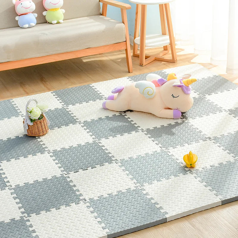 Soft EVA Foam Interlocking Puzzle Play Mat Anti Slip For Babies And Kids - ToylandEU