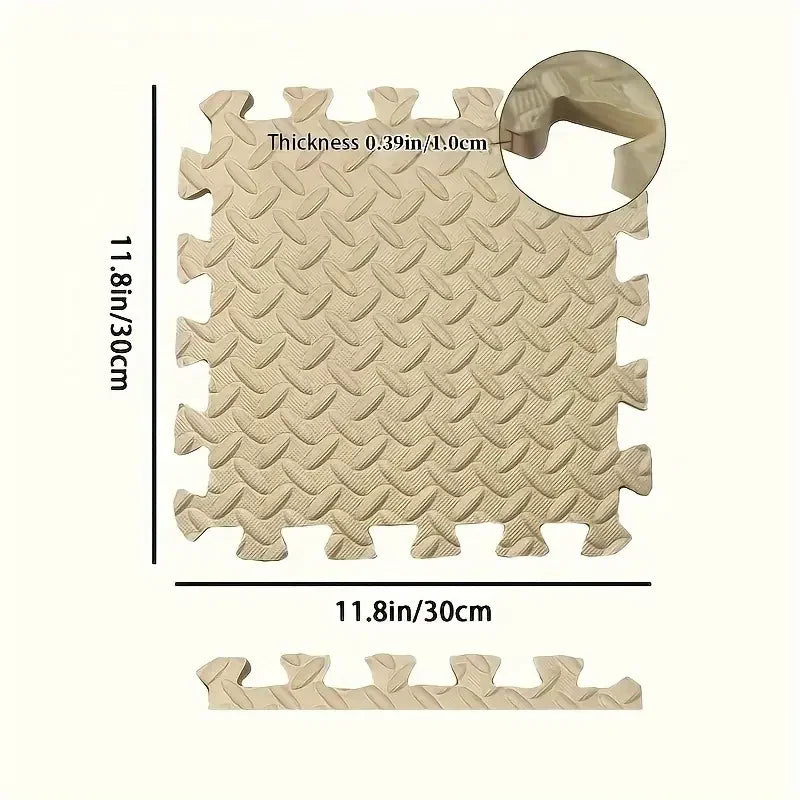 Soft EVA Foam Interlocking Puzzle Play Mat Anti Slip For Babies And Kids - ToylandEU
