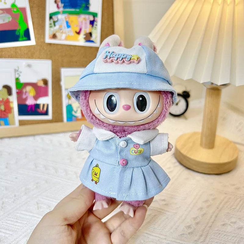Soft Fabric Doll Clothing Set with Colorful Accessories for 17cm Labubu Dolls Labubu - ToylandEU