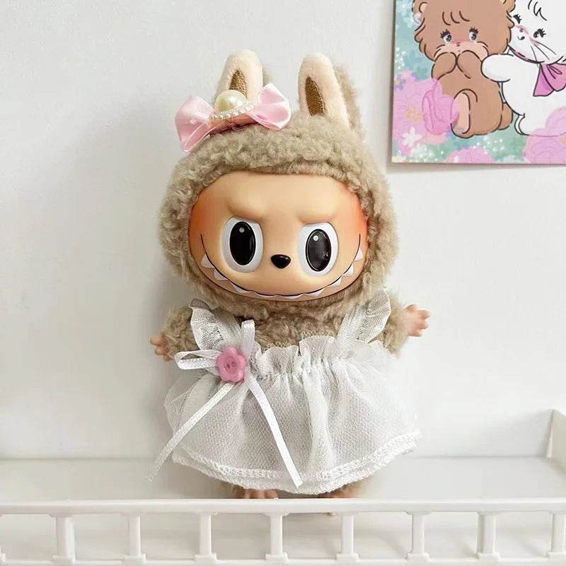 Soft Fabric Doll Clothing Set with Colorful Accessories for 17cm Labubu Dolls Labubu - ToylandEU