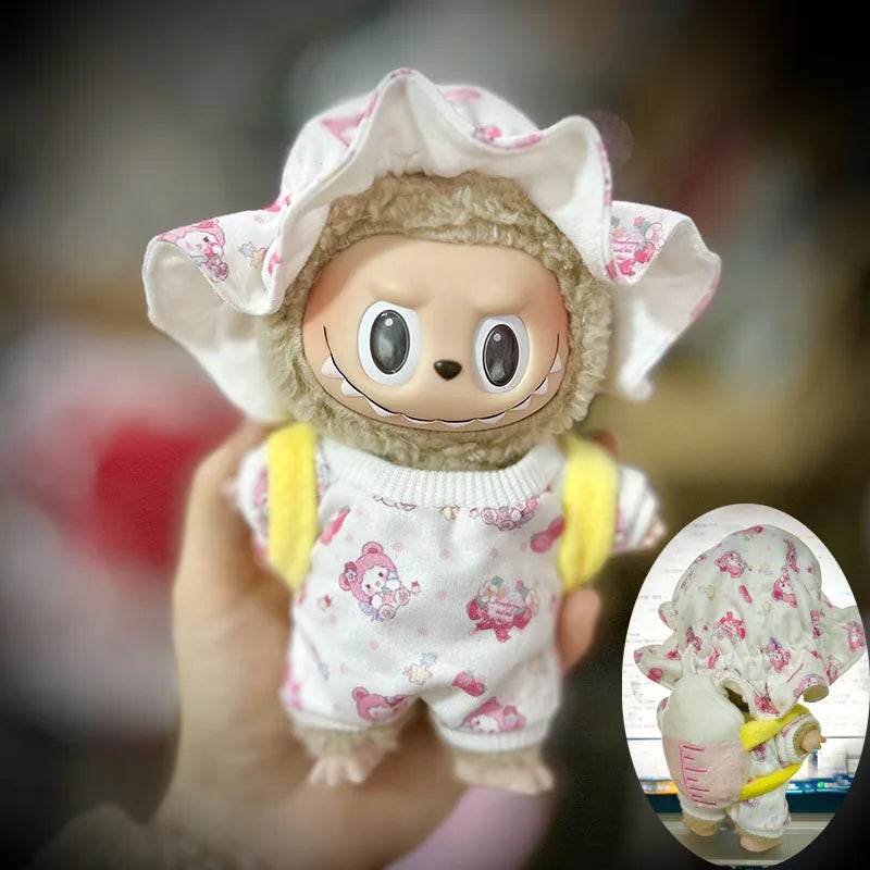 Soft Fabric Doll Clothing Set with Colorful Accessories for 17cm Labubu Dolls Labubu - ToylandEU