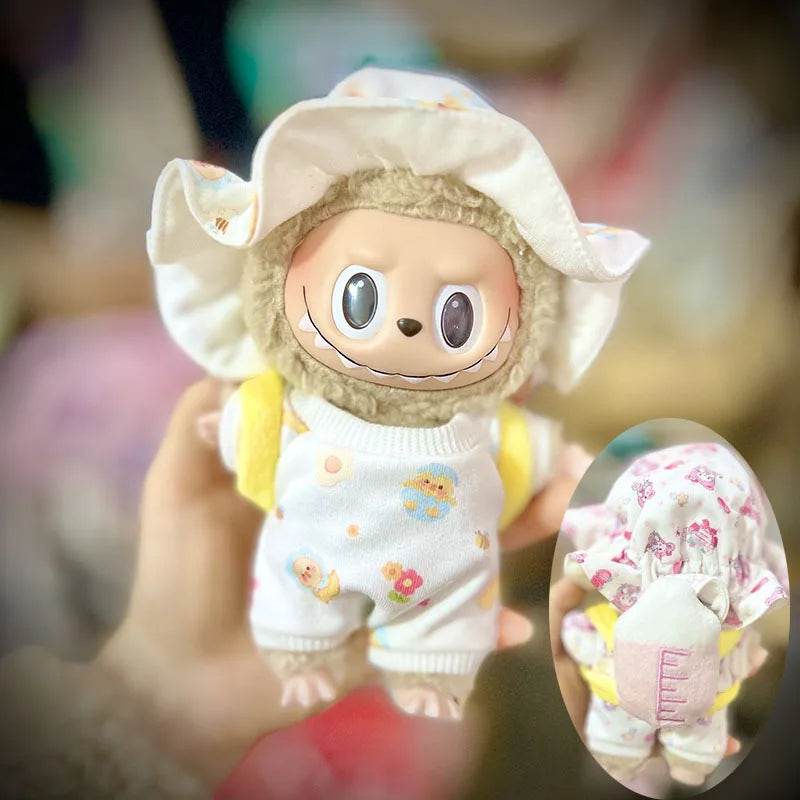 Soft Fabric Doll Clothing Set with Colorful Accessories for 17cm Labubu Dolls Labubu - ToylandEU