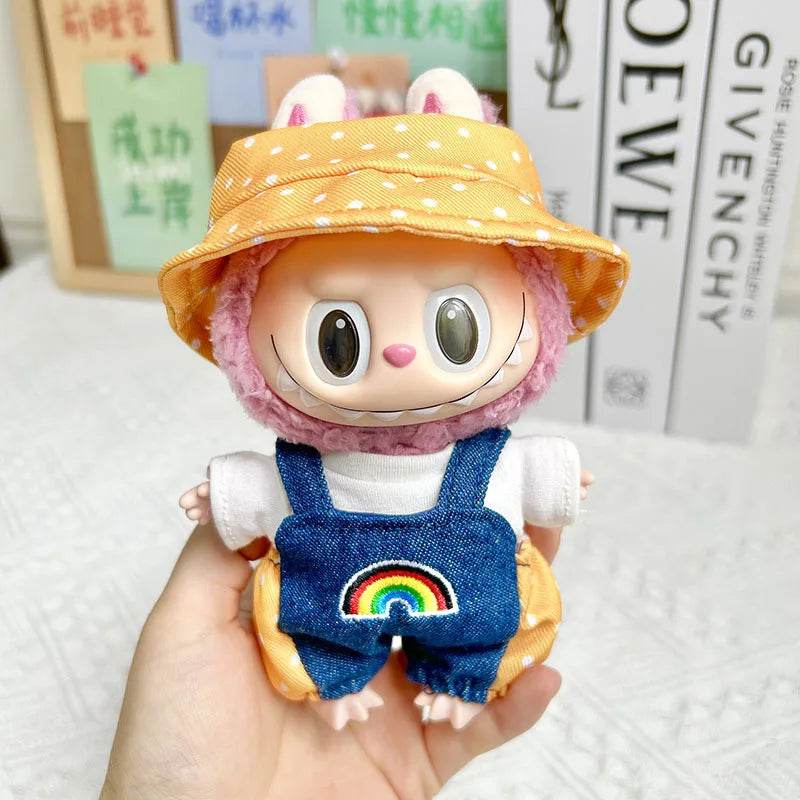 Soft Fabric Doll Clothing Set with Colorful Accessories for 17cm Labubu Dolls Labubu - ToylandEU