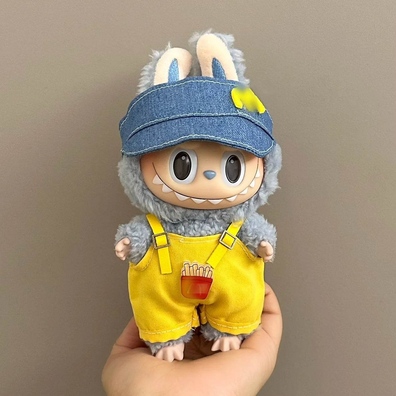 Soft Fabric Overall Set for 17cm Labubu Doll with Colorful Summer Design for Fashion Enthusiasts Labubu - ToylandEU