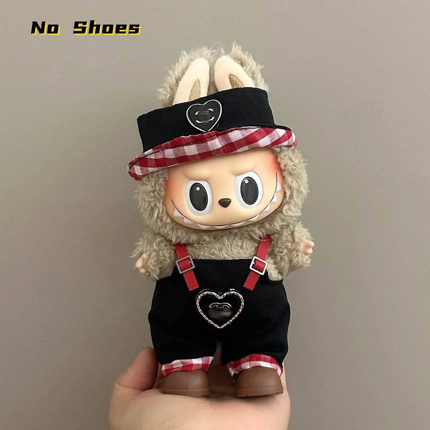 Soft Fabric Overall Set for 17cm Labubu Doll with Colorful Summer Design for Fashion Enthusiasts Labubu - ToylandEU