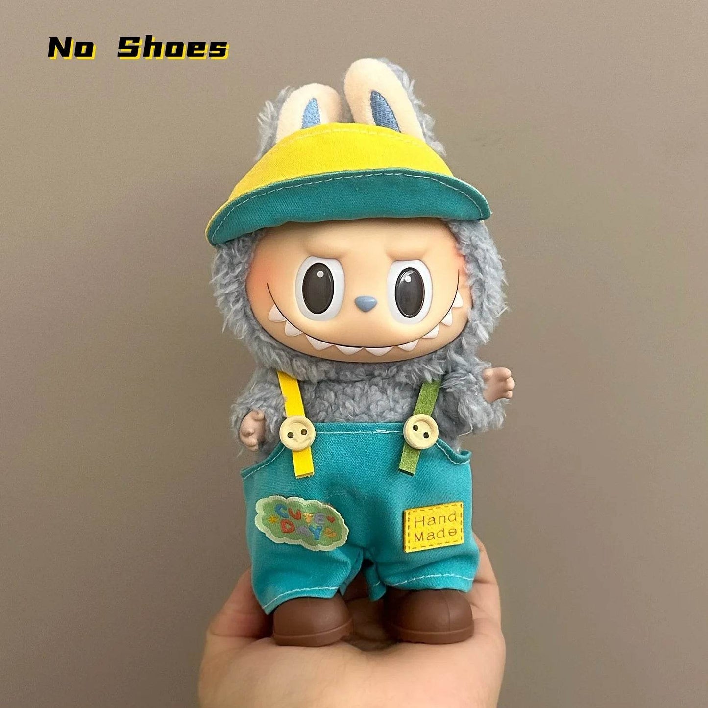 Soft Fabric Overall Set for 17cm Labubu Doll with Colorful Summer Design for Fashion Enthusiasts Labubu - ToylandEU