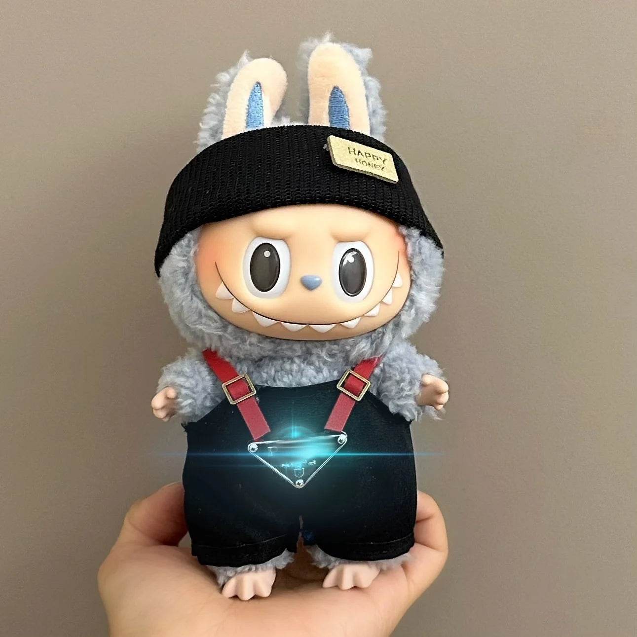 Soft Fabric Overall Set for 17cm Labubu Doll with Colorful Summer Design for Fashion Enthusiasts Labubu - ToylandEU