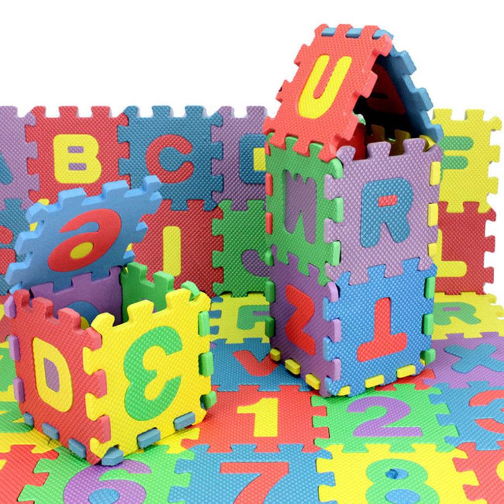 Soft Foam Alphabet & Number Puzzle Mat - 36-Piece Learning Fun for Kids - ToylandEU