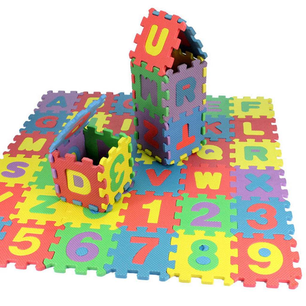 Soft Foam Alphabet & Number Puzzle Mat - 36-Piece Learning Fun for Kids - ToylandEU