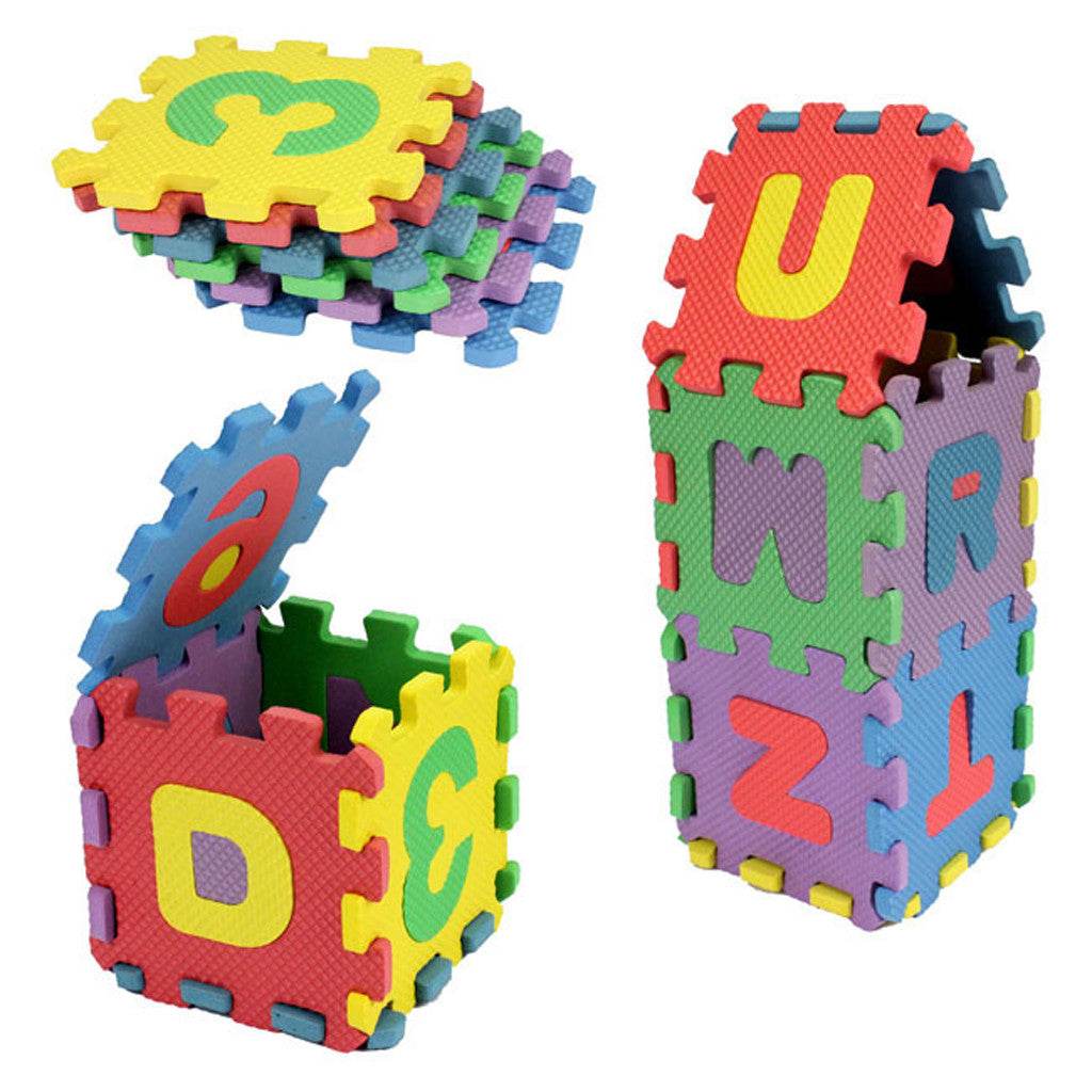 Soft Foam Alphabet & Number Puzzle Mat - 36-Piece Learning Fun for Kids - ToylandEU