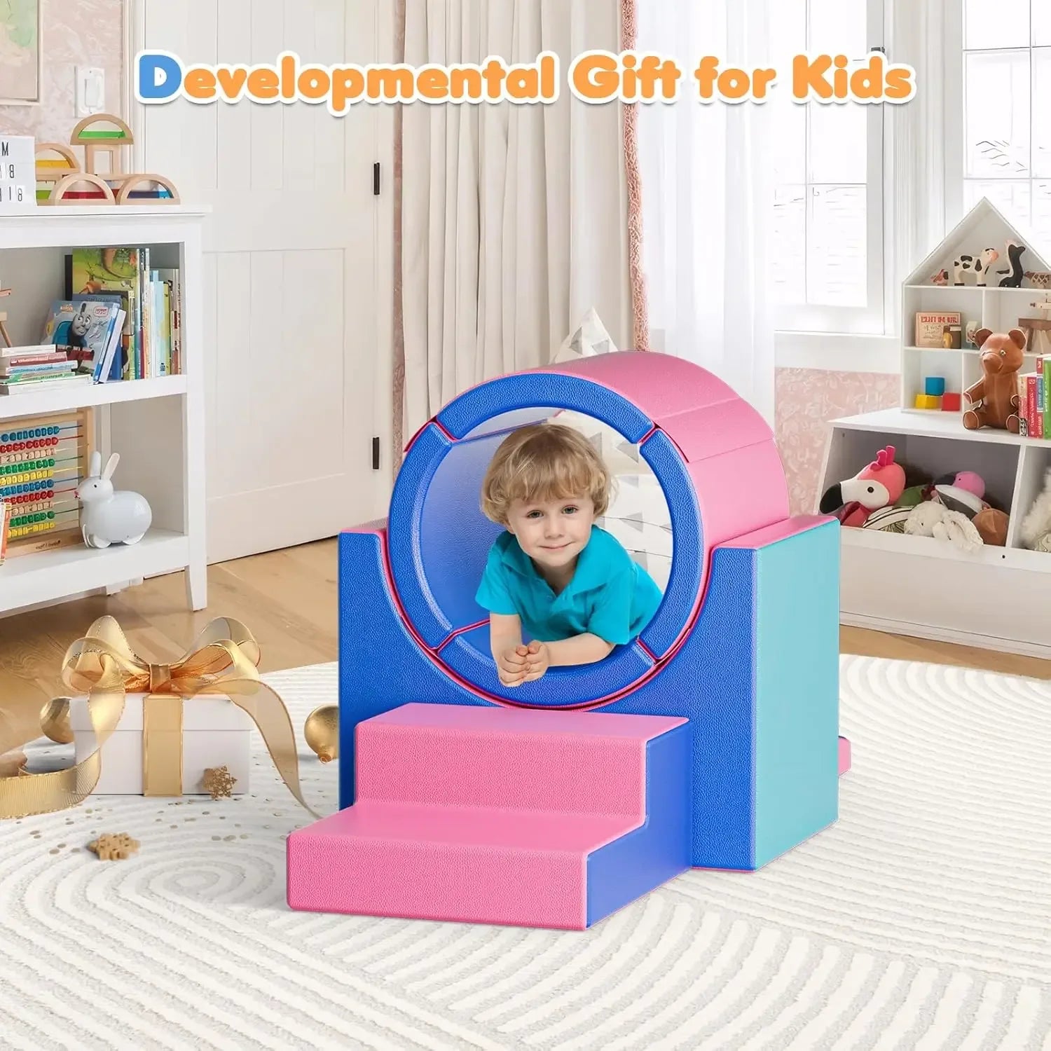 Soft Foam Climbing Blocks For Toddlers Five Piece Play Set - ToylandEU