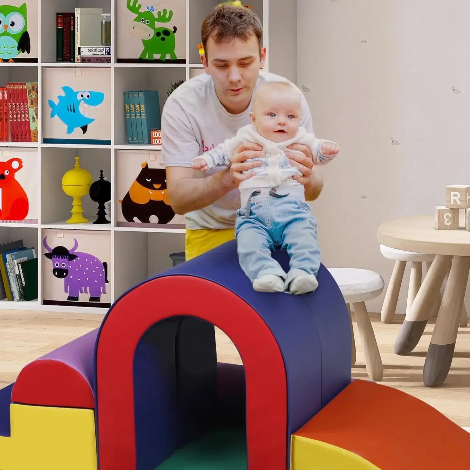 Soft Foam Climbing Blocks For Toddlers Indoor Play Set - ToylandEU