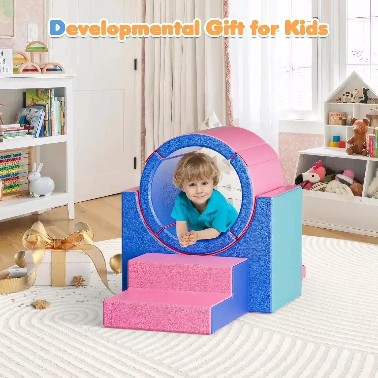  Soft Foam Climbing Blocks Toddlers Five Piece Set Safe -  ToylandEU™