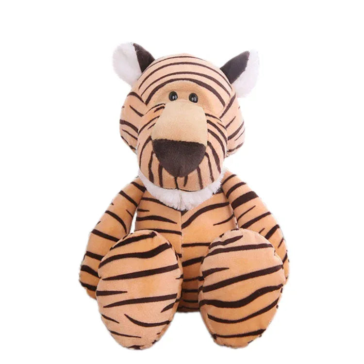 Soft Jungle Animal Plush Toys Set Stuffed Animals For Kids - ToylandEU