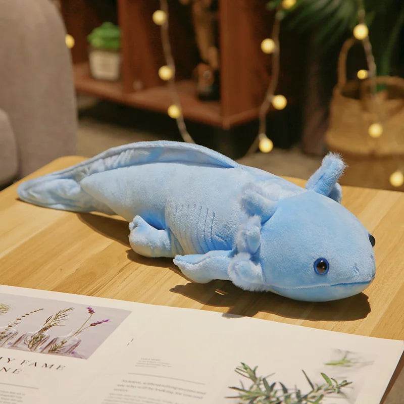 Soft Kawaii Plush Toy with Colorful Axolotl Design for Kids and Educational Play - ToylandEU
