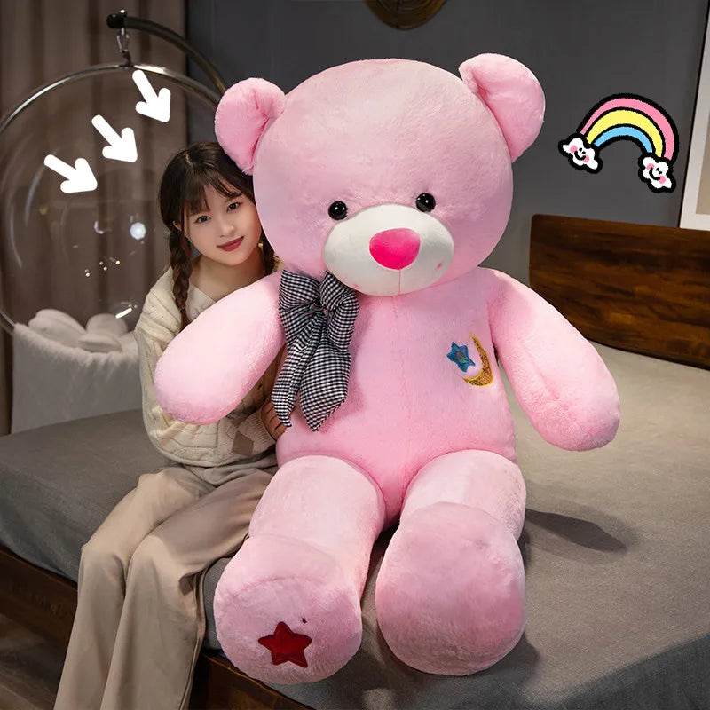 Soft Kawaii Teddy Bear Plush Toy with Star Moon Design for Kids and Girlfriend Gifts - ToylandEU