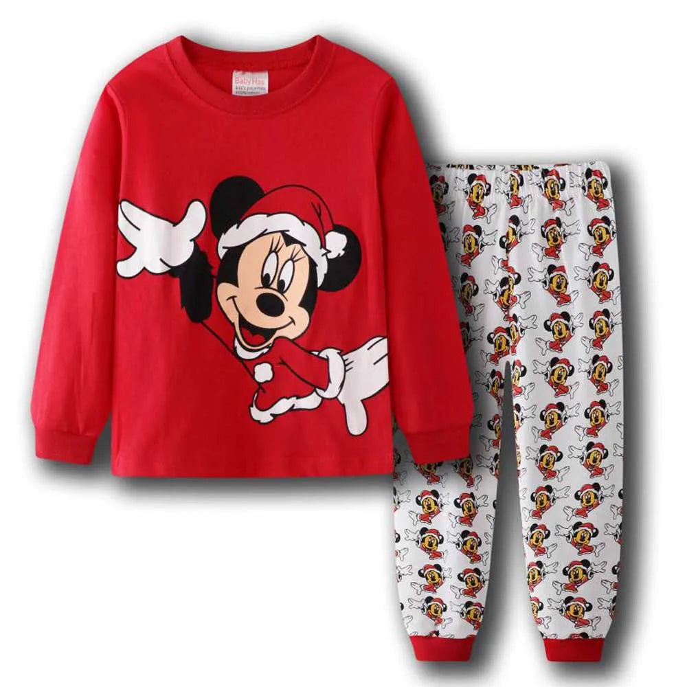 Soft Kids Pajamas Disney Cartoon Long Sleeve For Boys 4 To 7 Years Cotton Knit Winter Sleepwear - ToylandEU