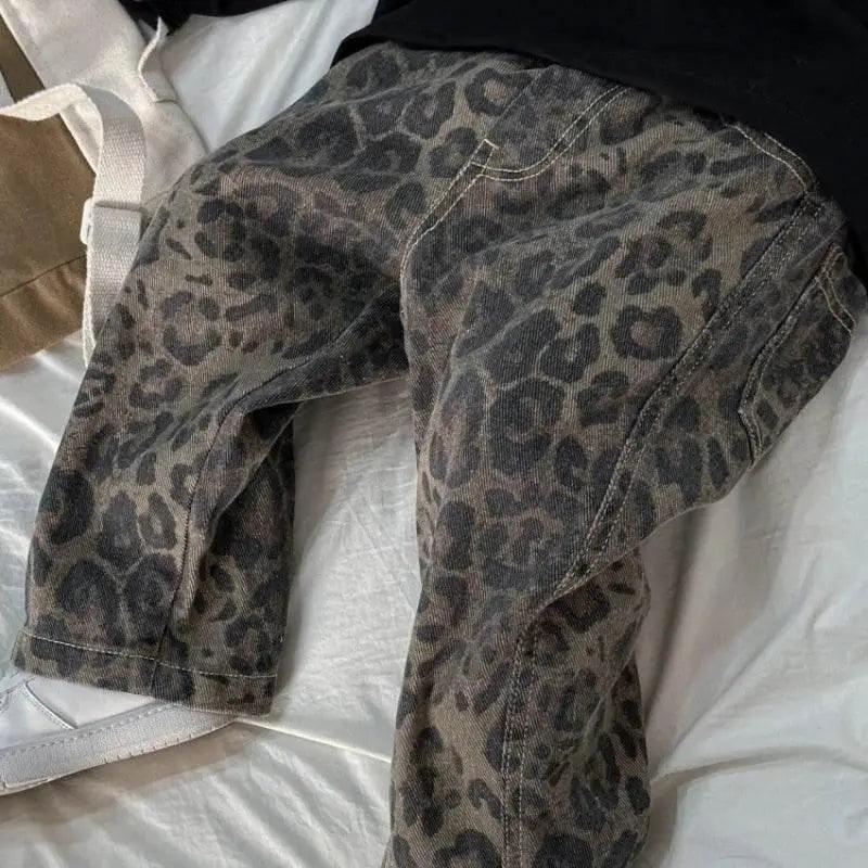  Soft Leopard Print Kids Jeans 7 to 13 Toyland EU -  ToylandEU™