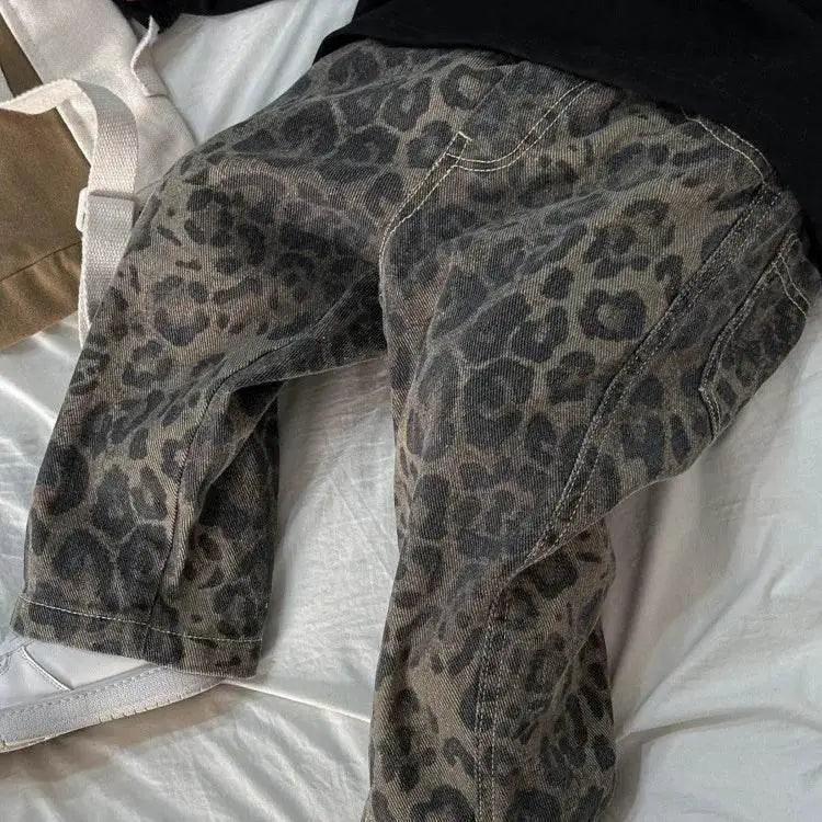  Soft Leopard Print Kids Jeans 7 to 13 Toyland EU -  ToylandEU™