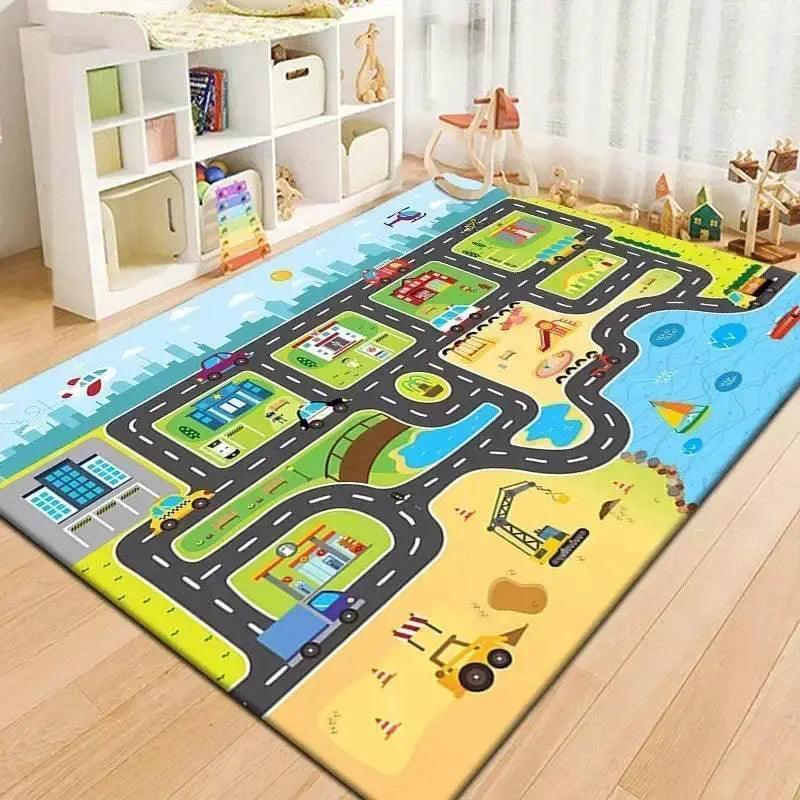  Soft Non Slip Runway 100x160 Play Mat Toyland EU -  ToylandEU™