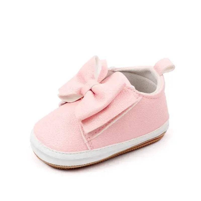 Soft PU Baby Girl Shoes Non Slip Prewalking Comfort - ToylandEU