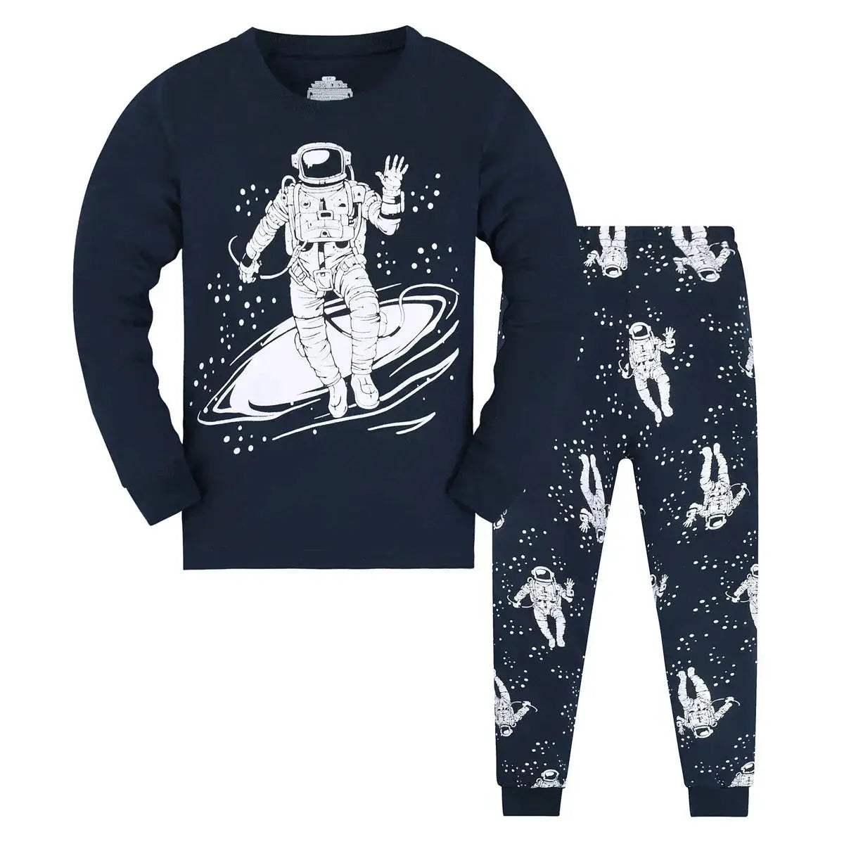 Soft Pajama Set With Dinosaur Print Long Sleeve Top And Pants For Boys Ages 4 To 6 - ToylandEU