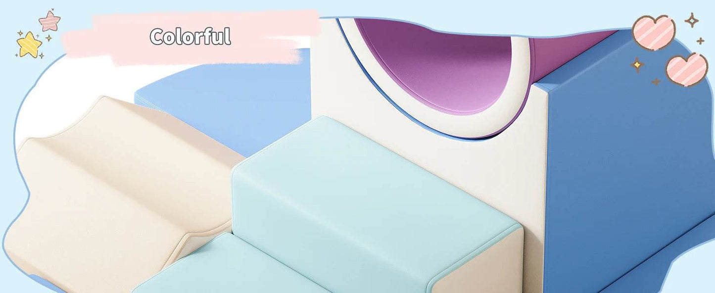 Soft Play Climbing for Toddlers, 10pcs Foam Blocks Set - ToylandEU