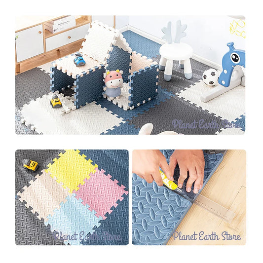 Soft Play Mat Interlocking Puzzle Design With Thick EVA Foam For Babies And Children - ToylandEU