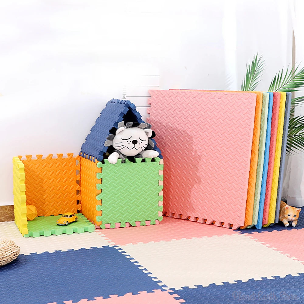 Soft Play Mat Interlocking Puzzle Design With Thick EVA Foam For Babies And Children - ToylandEU