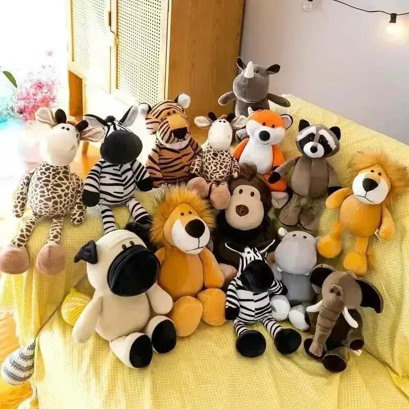  Soft Plush Animals Stuffed Toys Safari Collection -  ToylandEU™