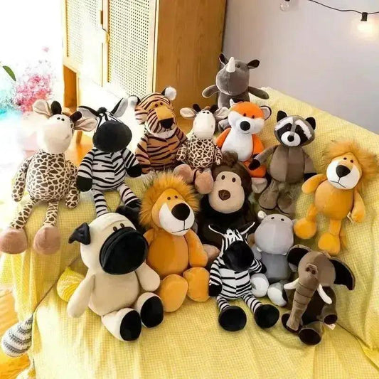  Soft Plush Animals Stuffed Toys Safari Collection -  ToylandEU™