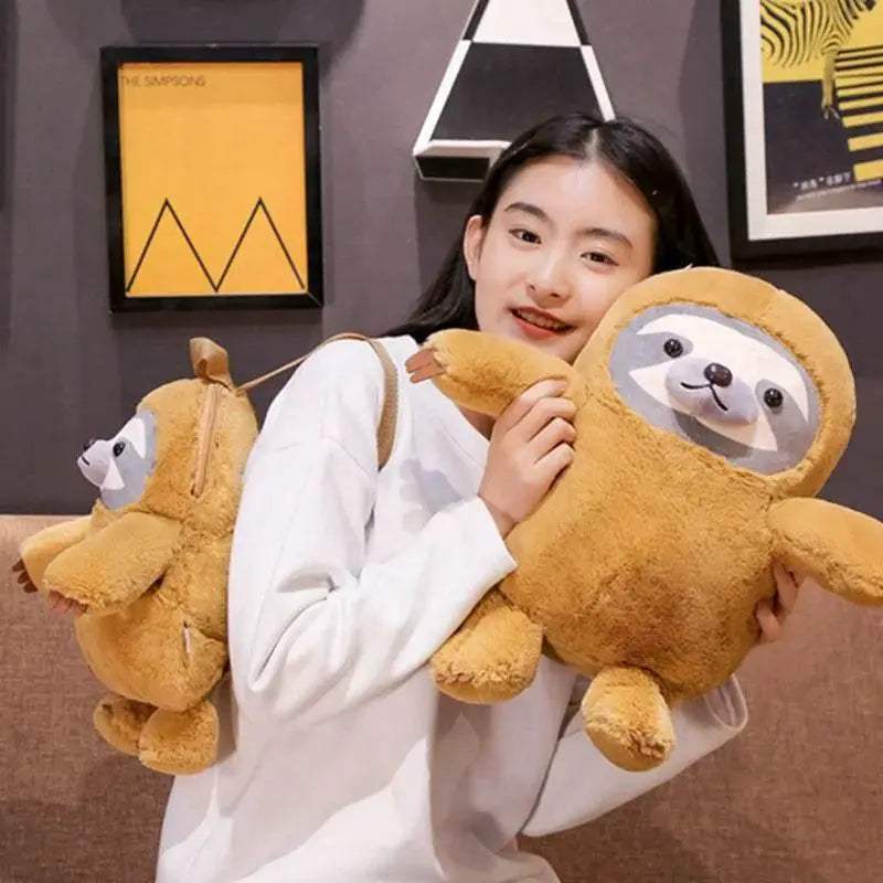  Adorable Sloth Plush Kids Backpack Toyland EU -  ToylandEU™