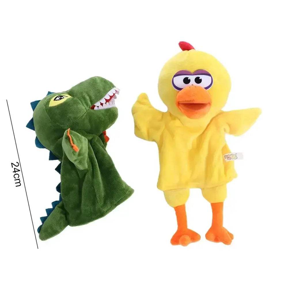 Soft Plush Finger Puppets Bear Shark For Kids Educational Play - ToylandEU
