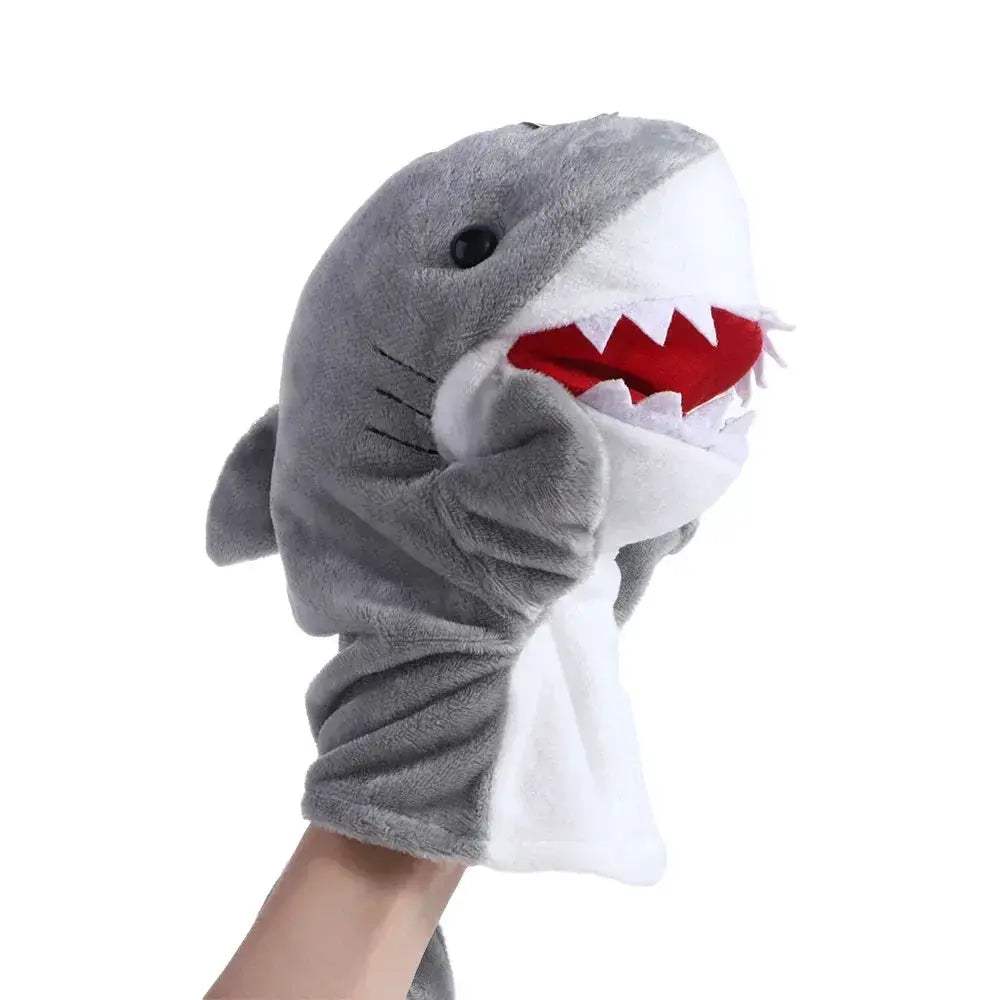 Soft Plush Finger Puppets Bear Shark For Kids Educational Play - ToylandEU