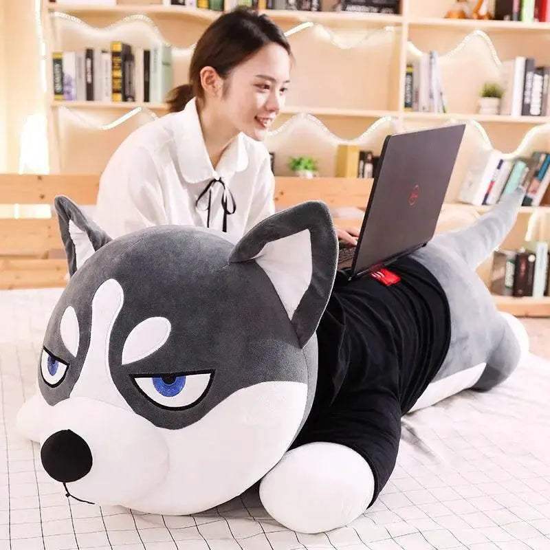  Cuddly Husky Plush Stuffed Toy 80cm Toyland EU -  ToylandEU™