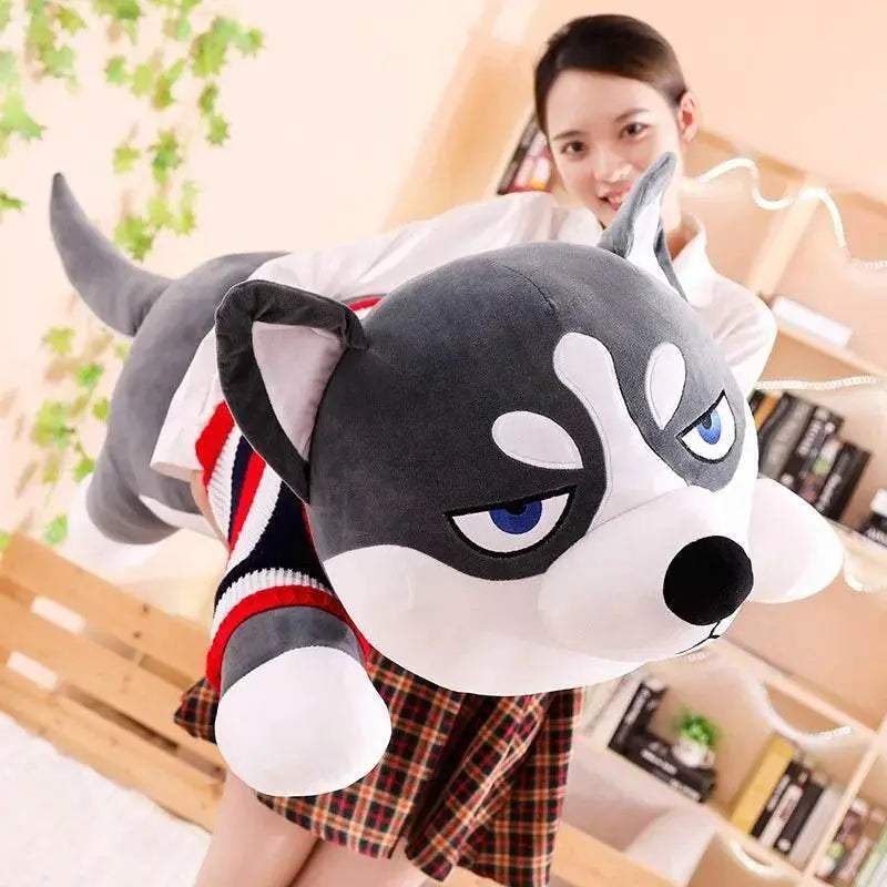  Cuddly Husky Plush Stuffed Toy 80cm Toyland EU -  ToylandEU™