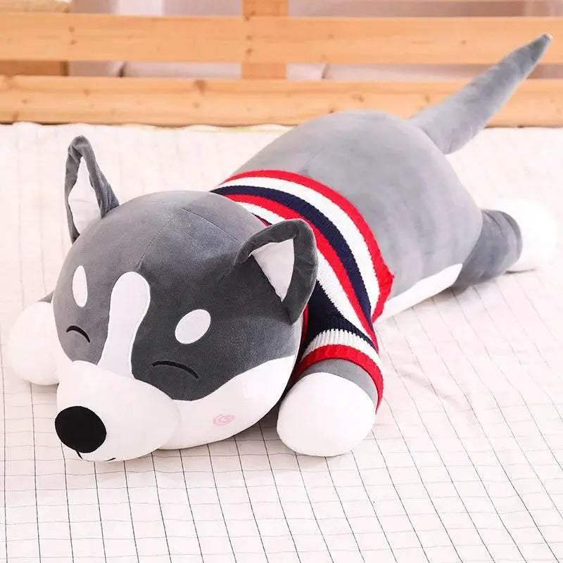  Cuddly Husky Plush Stuffed Toy 80cm Toyland EU -  ToylandEU™