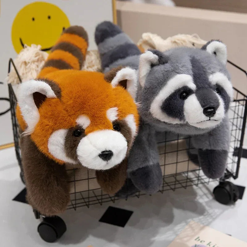 Soft Plush Pillow Raccoon And Red Panda Home Decor Gift - ToylandEU