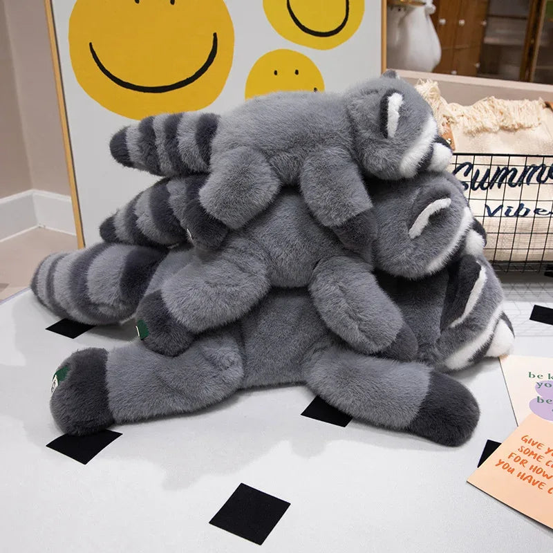 Soft Plush Pillow Raccoon And Red Panda Home Decor Gift - ToylandEU