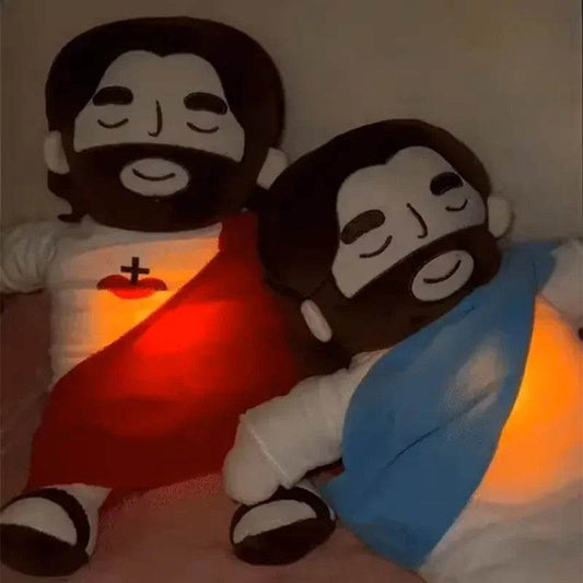 Soft Plush Toy 40cm Breathing Jesus For Kids Easter Gift - ToylandEU