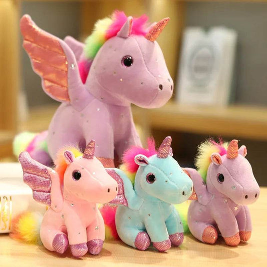 Soft Plush Toy Angel Unicorn Pillow For Girls Gift Decor - ToylandEU